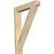 Ekena Millwork Traditional Arts & Crafts Rough Sawn Outlooker, Douglas Fir, 6"W x 30"D x 38"H OUT06X30X38TRA03RDF - alternate 1